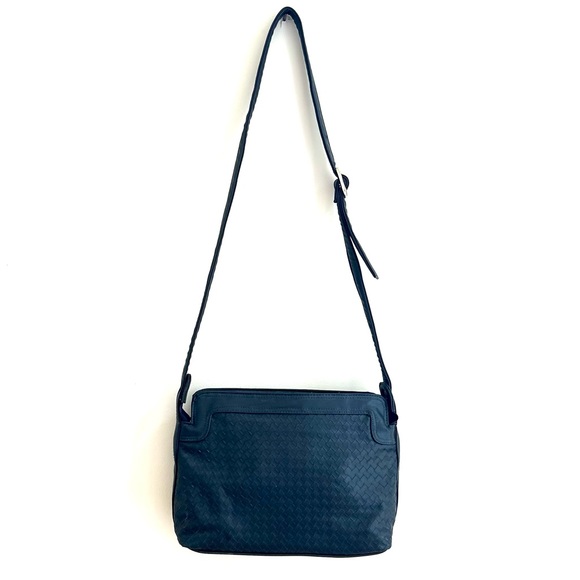 Genesis Basket Weave Woven in Midnight Blue - Picture 2 of 9